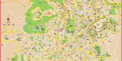 Mappa di Gerusalemme